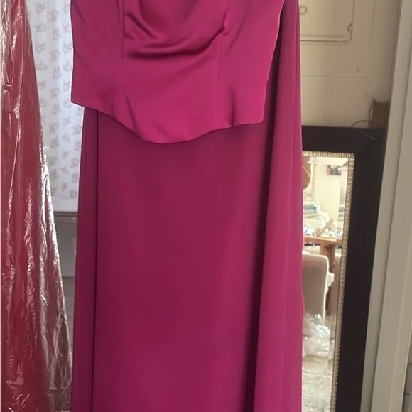 strapless open back dress Kalani Long Sleeve Mini Dress Pink